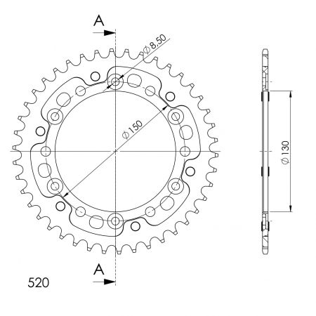 SUPERSPROX STEALTH TAKARATAS KULTA 272-245-3-RST-42-9