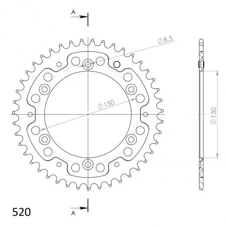 SUPERSPROX STEALTH TAKARATAS SININEN 272-245-RST-42-4