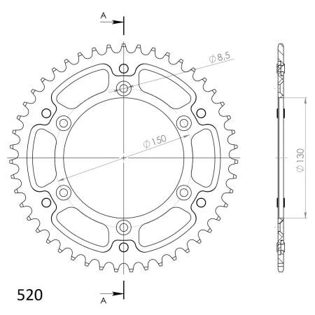SUPERSPROX STEALTH TAKARATAS KULTA 272-245-RST-47-9