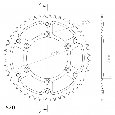 SUPERSPROX STEALTH TAKARATAS KULTA 272-245-RST-51-9