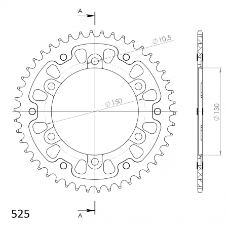 SUPERSPROX STEALTH TAKARATAS KULTA 272-300-RST-46-9