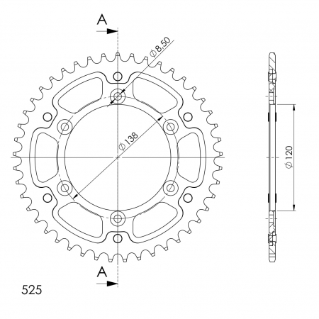 SUPERSPROX STEALTH TAKARATAS KULTA 272-312-RST-45-9