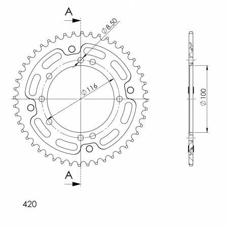 SUPERSPROX STEALTH TAKARATAS MUSTA 272-457-RST-47-0