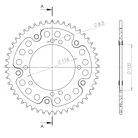 SUPERSPROX STEALTH TAKARATAS KULTA 272-457-RST-49-9