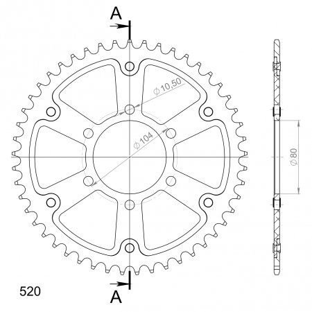 SUPERSPROX STEALTH TAKARATAS MUSTA 272-478-RST-55-0