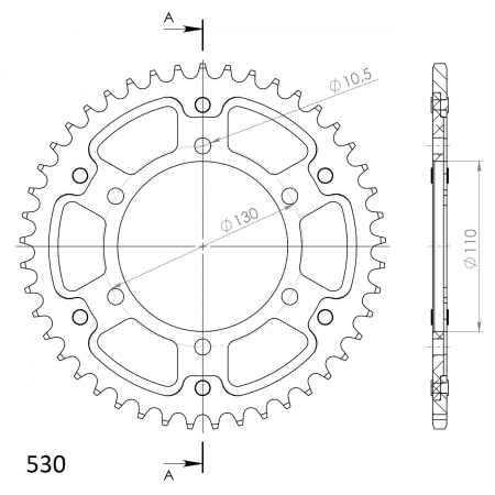 SUPERSPROX STEALTH TAKARATAS MUSTA 272-479-RST-44-0