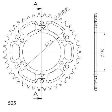 SUPERSPROX STEALTH TAKARATAS PUNAINEN 272-480-RST-42-2