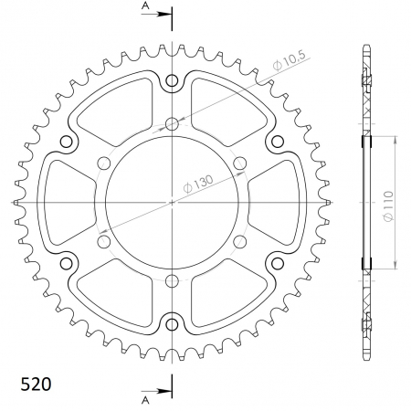 SUPERSPROX STEALTH TAKARATAS KULTA 272-486-RST-50-9