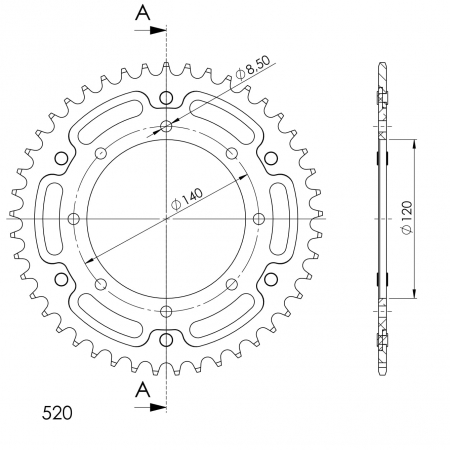 SUPERSPROX STEALTH TAKARATAS KULTA 272-487-RST-45-9