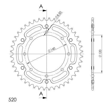 SUPERSPROX STEALTH TAKARATAS KULTA 272-487-RST-46-9