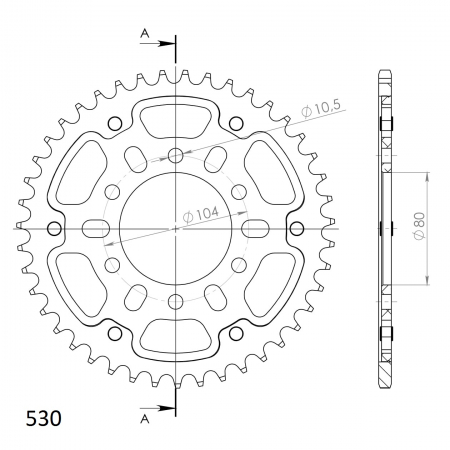SUPERSPROX STEALTH TAKARATAS KULTA 272-488-RST-43-9