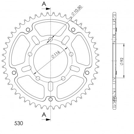 SUPERSPROX STEALTH TAKARATAS KULTA 272-489-RST-50-9