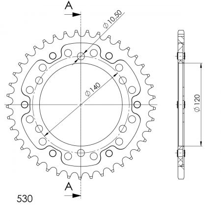 SUPERSPROX STEALTH TAKARATAS KULTA 272-499-RST-41-9