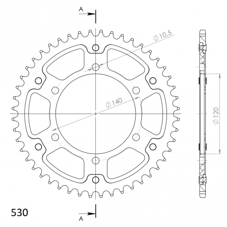 SUPERSPROX STEALTH TAKARATAS KULTA 272-499-RST-47-9