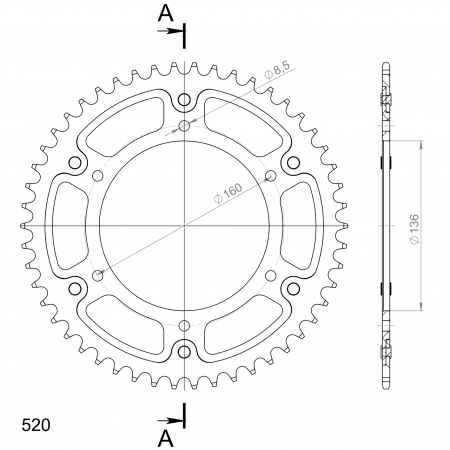 SUPERSPROX STEALTH TAKARATAS KULTA 272-5-RST-50-9