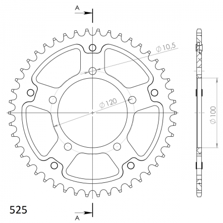 SUPERSPROX STEALTH TAKARATAS KULTA 272-702-RST-44-9