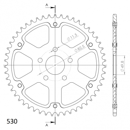 SUPERSPROX STEALTH TAKARATAS HOPEA 272-7080-RST-50-8