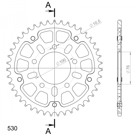SUPERSPROX STEALTH TAKARATAS PUNAINEN 272-7090-RST-44-2