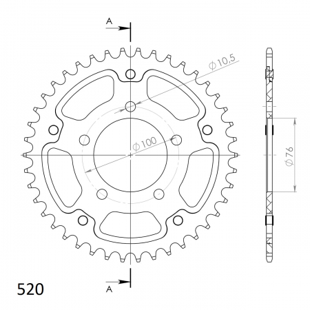 SUPERSPROX STEALTH TAKARATAS PUNAINEN 272-7091-RST-42-2