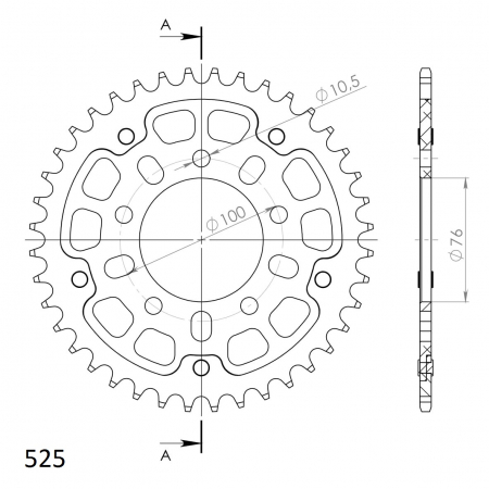 SUPERSPROX STEALTH TAKARATAS KULTA 272-7092-RST-40-9