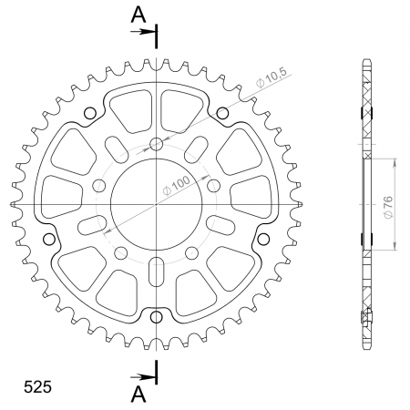 SUPERSPROX STEALTH TAKARATAS KULTA 272-7092-RST-46-9