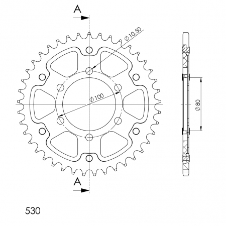 SUPERSPROX STEALTH TAKARATAS KULTA 272-7096-RST-40-9