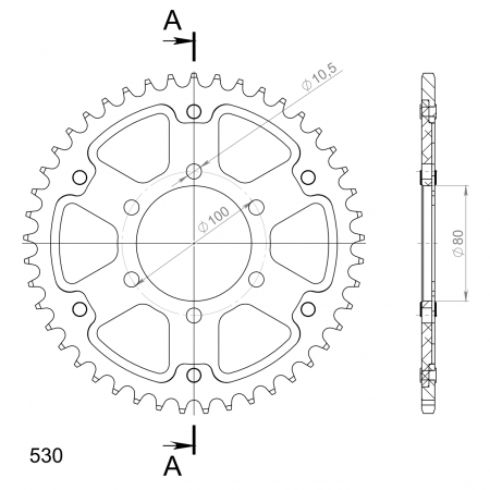 SUPERSPROX STEALTH TAKARATAS KULTA 272-7096-RST-48-9