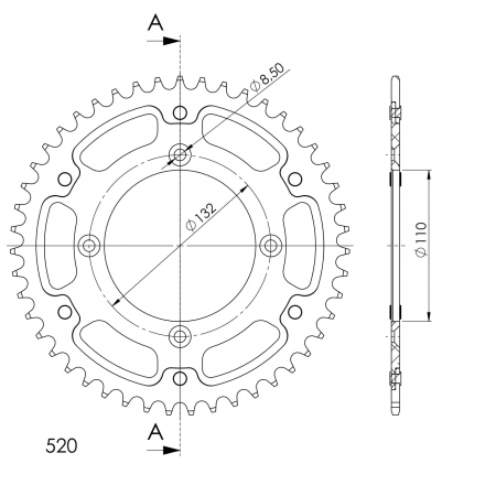 SUPERSPROX STEALTH TAKARATAS ORANSSI 272-720-RST-47-6