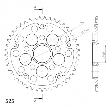 SUPERSPROX STEALTH TAKARATAS HOPEA 272-736-525-RST-43-8