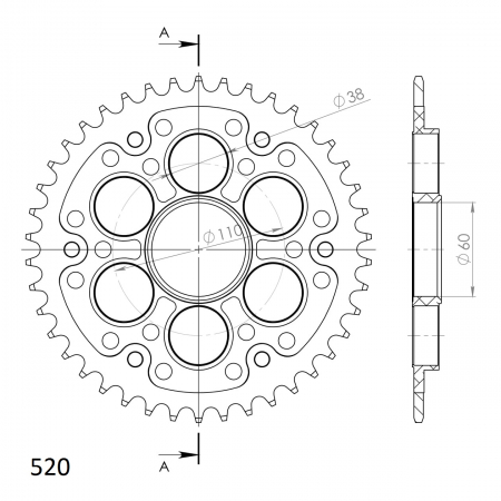 SUPERSPROX STEALTH TAKARATAS PUNAINEN 272-737-RST-41-2