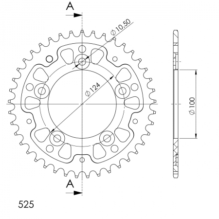 SUPERSPROX STEALTH TAKARATAS KULTA 272-744-RST-40-9