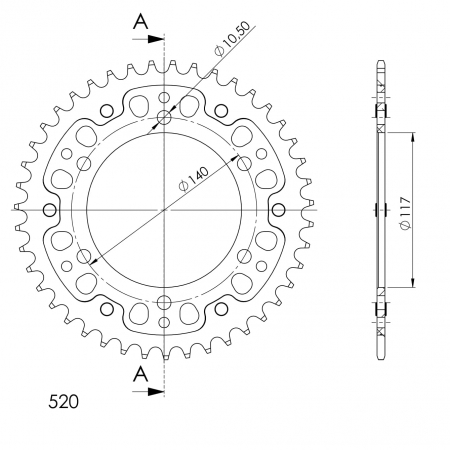 SUPERSPROX STEALTH TAKARATAS KULTA 272-787-RST-43-9