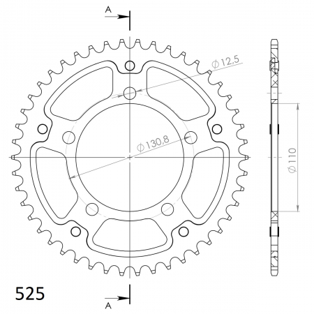 SUPERSPROX STEALTH TAKARATAS PUNAINEN 272-7-RST-46-2