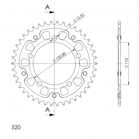 SUPERSPROX STEALTH TAKARATAS KULTA 272-7-520-RST-40-9