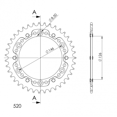 SUPERSPROX STEALTH TAKARATAS KULTA 272-808-RST-38-9