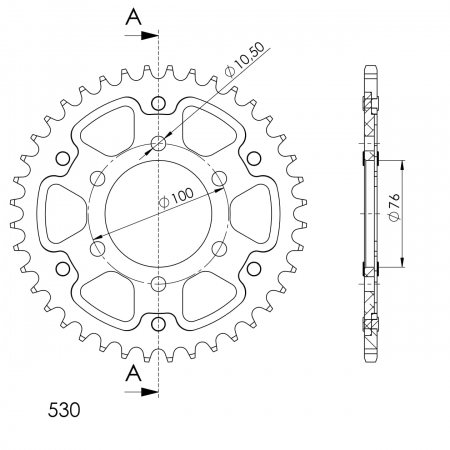 SUPERSPROX STEALTH TAKARATAS KULTA 272-816-RST-40-9