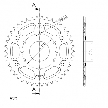 SUPERSPROX STEALTH TAKARATAS KULTA 272-905-RST-39-9