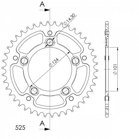 SUPERSPROX STEALTH TAKARATAS MUSTA 272-991-RST-44-0