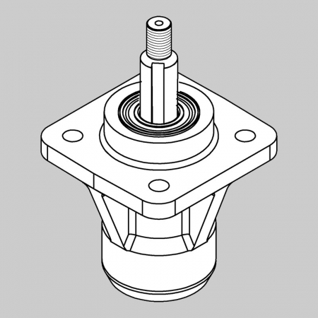 WESSEX SPINDLE ASSEMBLY FOR AT AND AR MODELS 772-WX-5966B